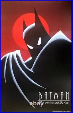 BATMAN ANIMATED SERIES Screenprint Poster BOTTLENECK MONDO WB DC COMICS 24X36