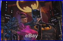 BATMAN/CATWOMAN Gotham By Night L/E Lithograph signed by JIM BALENT PRISTINE