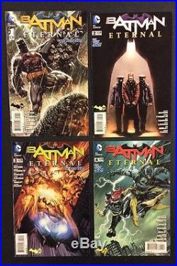 BATMAN ETERNAL #1 52 Comic Books DC New 52 FULL SET Scott Snyder +Promo Poster