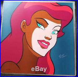 BATMAN POISON IVY THE ANIMATED SERIES BRUCE TIMM SIGNED WB VINTAGE ART 90s /350