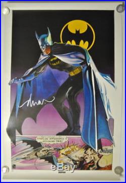 BATMAN POSTER Hand Signed by DREW STRUZAN Vintage Thought Factory 1977