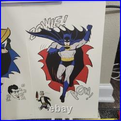 BATMAN ROBIN NATIONAL PERIODICAL PUBLICATIONS poster set x 2 1966 20x40.5 RARE