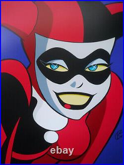 BATMAN THE ANIMATED SERIES BRUCE TIMM SIGNED WB VINTAGE ART HARLEY QUINN 90s