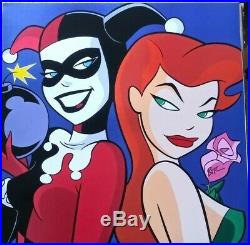BATMAN THE ANIMATED SERIES BRUCE TIMM SIGNED WB VINTAGE ART HARLEY QUINN IVY 90s