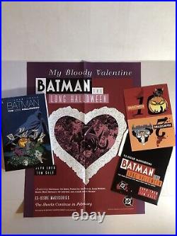 BATMAN THE LONG HALLOWEEN Trade Paperback + PROMO Poster & Display with Stand