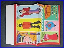 BEATLES YELLOW SUBMARINE COMIC w Poster, 1968, Gold Key, Nice Book
