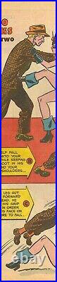 BLACK CAT 1947 Judo Tricks JIU JITSU = 2 POSTERS Comic Book 8 SIZES 17 41