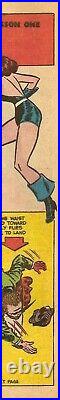 BLACK CAT 1947 Judo Tricks JIU JITSU = 2 POSTERS Comic Book 8 SIZES 17 41