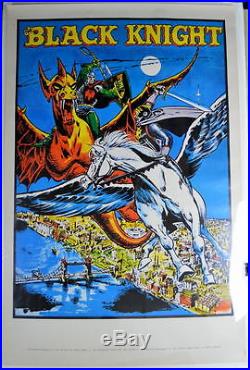 BLACK KNIGHT POSTER Marvelmania MAIL ORDER ONLY 1970 Avengers