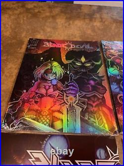 BLADE DEVIL Ghosts of the Past 3 Books + Posters -Sick Fox Studios -NEWithSEALED