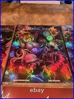 BLADE DEVIL Ghosts of the Past 3 Books + Posters -Sick Fox Studios -NEWithSEALED