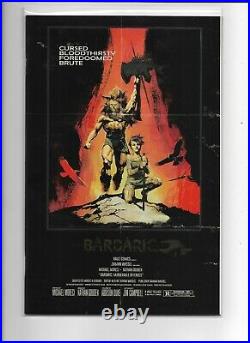 Barbaric #1 Vault Exclusive Foil Variant Conan Movie Poster Homage Gorgeous
