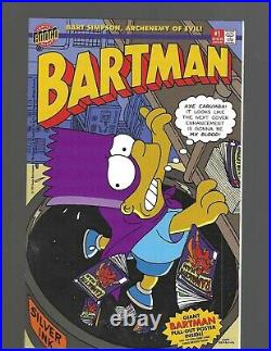Bartman #1 (Bongo, 1993) NM+ 9.6/9.8, Poster Intact, Perfect Copy, Variant Silver
