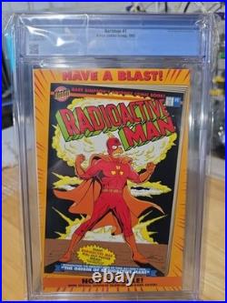 Bartman #1 CGC 9.8 white pages silver foil cover flipbook WithPoster