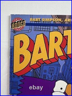 Bartman #1 with poster 1993 Bongo Comics Simpsons EXCELLENT CONDITION