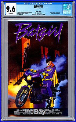 Batgirl #40 Cgc 9.6 Prince Purple Rain Movie Poster Homage Variant Cover 2015