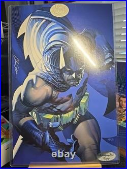 Batman 11x17 Exclusive Stamped Print Signed Chris Stevens Coa With Protector