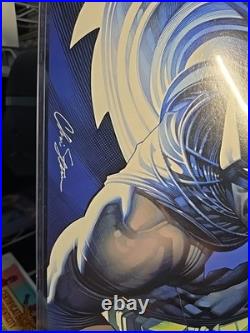 Batman 11x17 Exclusive Stamped Print Signed Chris Stevens Coa With Protector