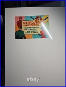 Batman 11x17 Exclusive Stamped Print Signed Chris Stevens Coa With Protector