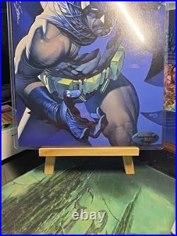 Batman 11x17 Exclusive Stamped Print Signed Chris Stevens Coa With Protector
