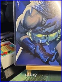 Batman 11x17 Exclusive Stamped Print Signed Chris Stevens Coa With Protector