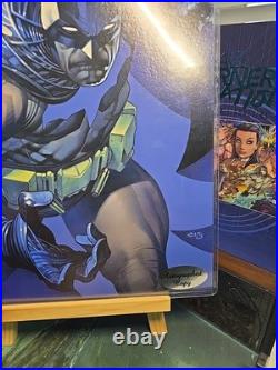 Batman 11x17 Exclusive Stamped Print Signed Chris Stevens Coa With Protector