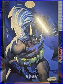 Batman 11x17 Exclusive Stamped Print Signed Chris Stevens Coa With Protector