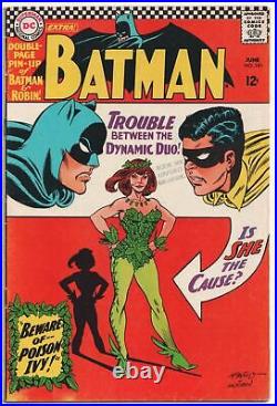 Batman #181 1966 1st Appearance Poison Ivy No Poster Vg Silver Age DC Comics