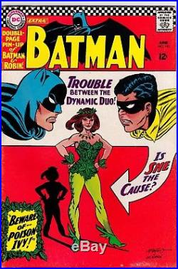 Batman #181 1st Poison Ivy Apparent VG-FN Has Centerfold Poster(Married)