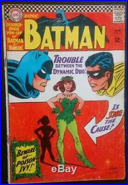 Batman #181 1st poison Ivy GD+ With Pin-Up Poster. & Facsimile VF/NM