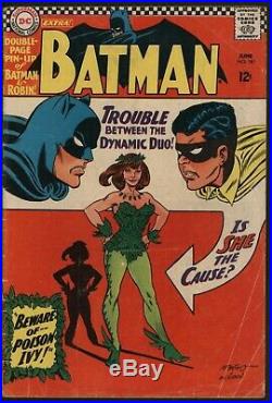 Batman 181 DC Comics VG Plus First Ever Poison Ivy Poster Complete