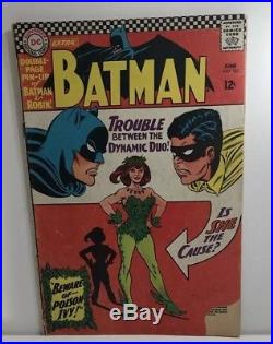 Batman #181 (Jun 1966, DC) 1st appearance poison ivy insert poster pin up