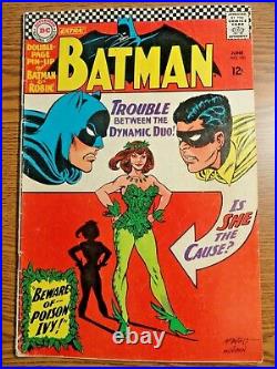 Batman #181 Silver Age Key 1st Poison Ivy Robin Detective Q No Pinup Poster DC