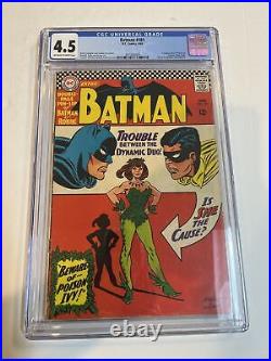 Batman (1966) # 181 (CGC 4.5 OWWP) 1st app Poison Ivy poster included
