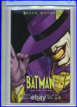 Batman 40 CBCS 9.8 Movie Poster Variant Not CGC 2015 DC Joker Mask
