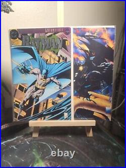 Batman #500 Special Edition Die Cut Cover And Poster Signed By Joe Quesada