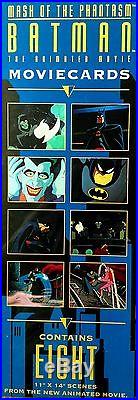 Batman AP COA Signed Bob Kane Mask Of The Phantasm Movie Poster Plus Movie Cards