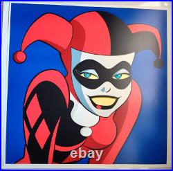 Batman Animated Warner Bros Lithograph Limited Edition /300 Harley Quinn 1995
