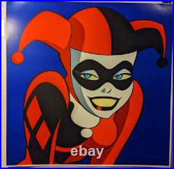 Batman Animated Warner Bros Lithograph Limited Edition /300 Harley Quinn 1995