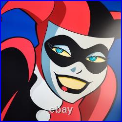 Batman Animated Warner Bros Lithograph Limited Edition /300 Harley Quinn 1995