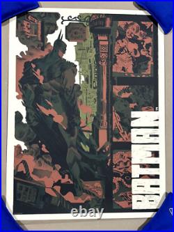 Batman By Squiddy Bottleneck Gallery Print Batman By Squiddy Bottleneck Gallery Print