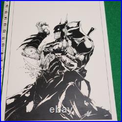 Batman Court of Owls Greg Capullo Signed Art Print DC Comic Book Panel 18x12