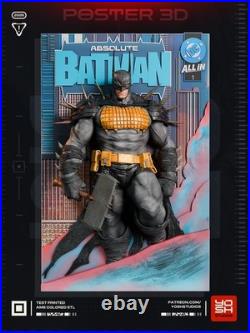 Batman DC Comics mini poster model kit unassembled full color 3mf 9in. X 13 in