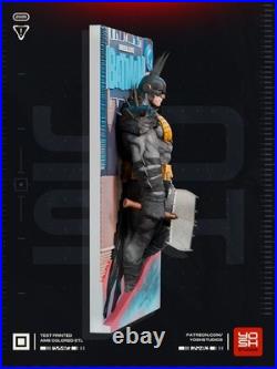 Batman DC Comics mini poster model kit unassembled full color 3mf 9in. X 13 in