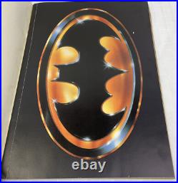 Batman Giant Poster Book 1989 DC Comics Super Hero Dark Knight Keaton