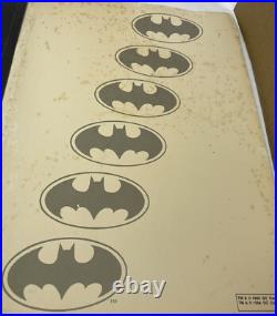 Batman Giant Poster Book 1989 DC Comics Super Hero Dark Knight Keaton