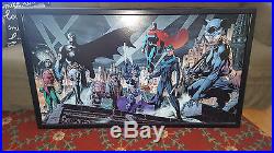 Batman Hush heroes poster 51 x 28 framed local pickup only very rare