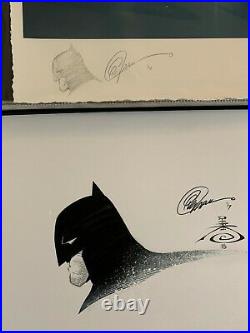Batman Lithograph Signed and Sketched by Greg Capullo and inked by Danny Miki