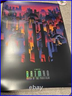 Batman Mask Of The Phantasm Raid71 FOIL VARIANt Poster Chris Thornley Signed AP