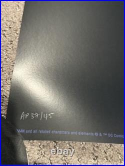 Batman Mask Of The Phantasm Raid71 FOIL VARIANt Poster Chris Thornley Signed AP